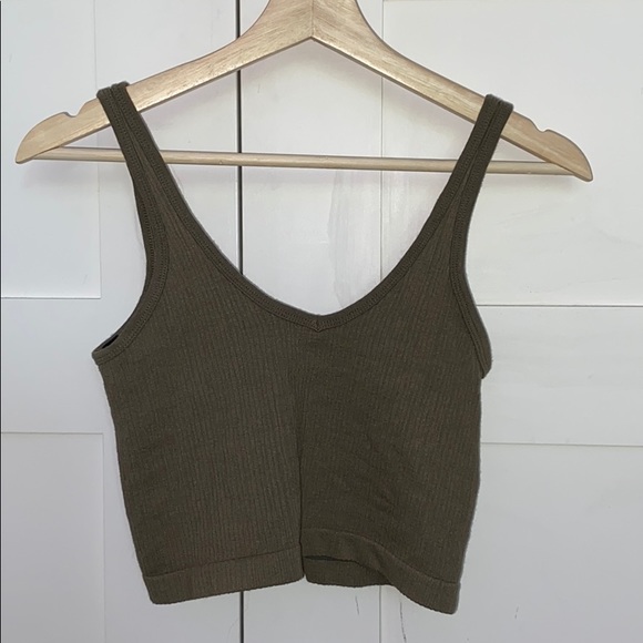 Urban outfitters army green tank top - Picture 1 of 1